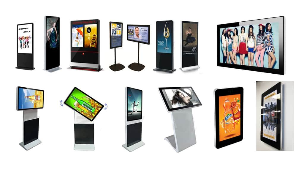 Màn hình quảng cáo LCD có các loại khác nhau